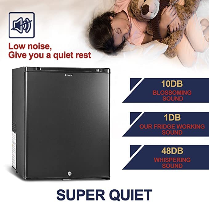 12V / 110V Portable Refrigerator Silent Truck Travel RV AC/DC Fridge ...