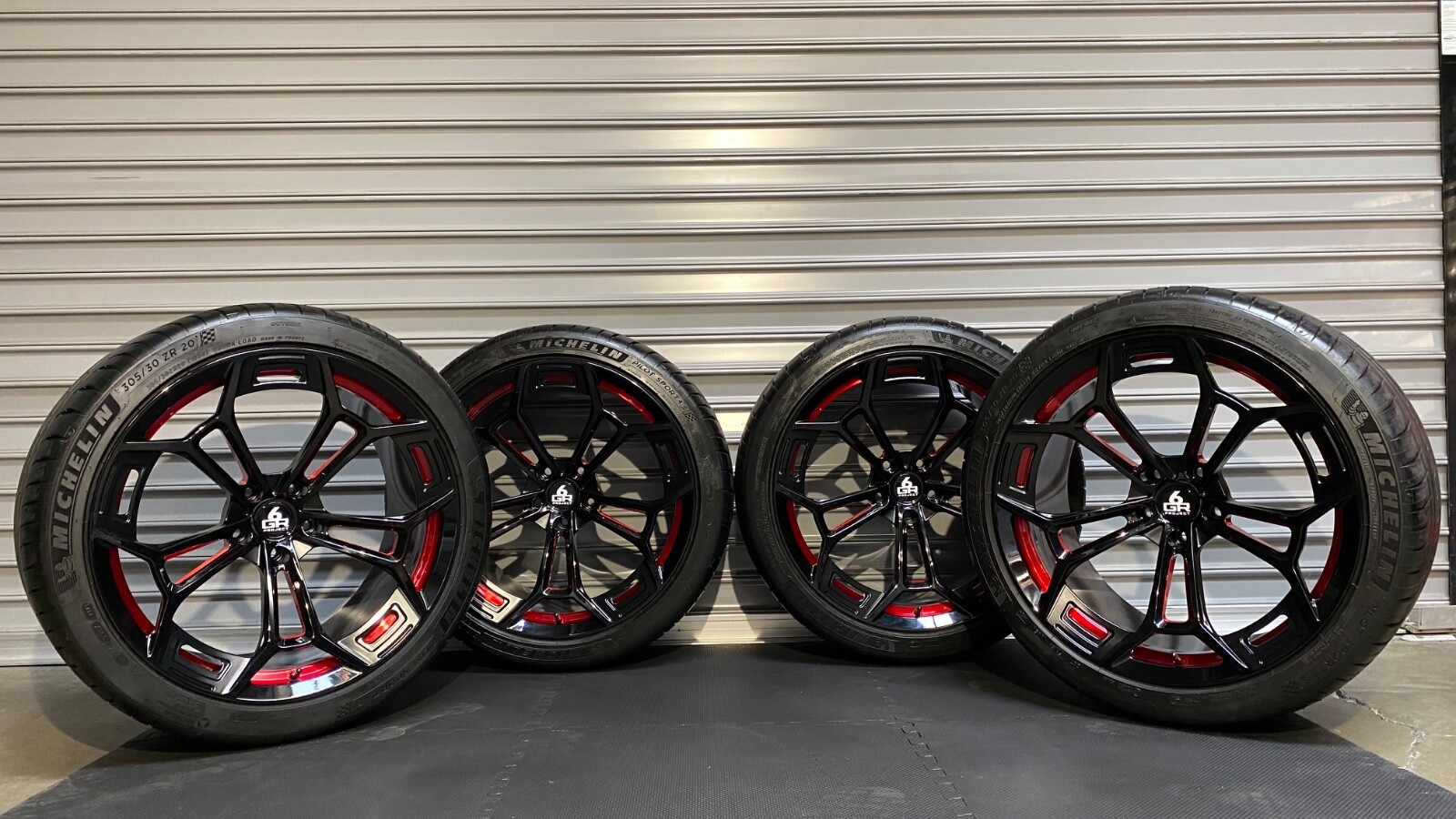 20'' PROJECT 6GR TEN-D FULLY FORGED CUSTOM FINISHED WHEEL & TIRES FOR FORD GT500