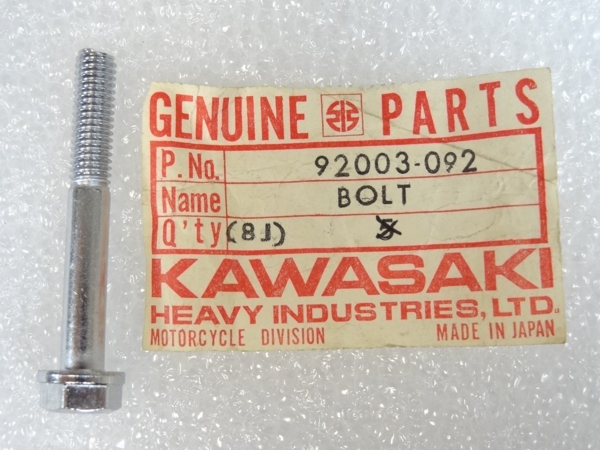 Kawasaki NOS NEW 92003-092 Hex Bolt 6x45 Z1 KZ KZ1300 KZ1100