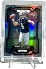 2023 Panini Prizm #360 Aidan O'Connell - Silver Rookie Card - Raiders. Rookie QB