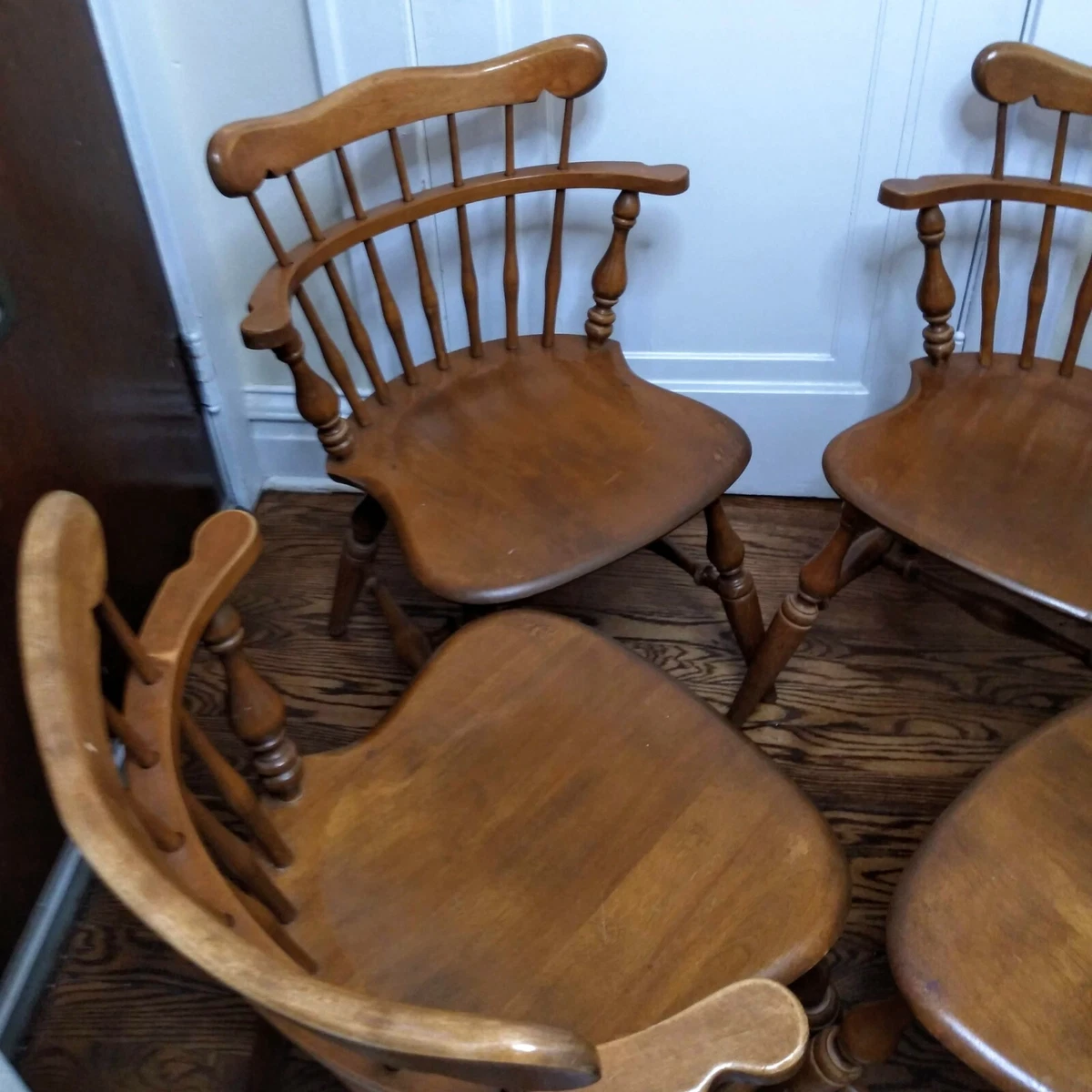 Ethan allen maple dining chairs clearance