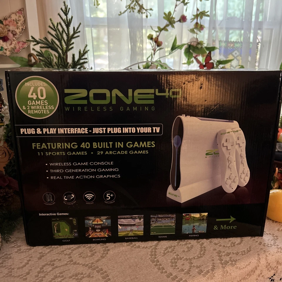 Consola JONE 40 WIRELESS GAMING con 2 mandos inalámbricos 40 juegos más Foto 2 de 4