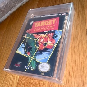 New NES Target Renegade H-Seam Factory Sealed VGA 75 EX+/NM Graded Nintendo Game