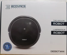 Ecovacs rootics DEEBOT 500 Wi-Fi & App Controlled Vacuum  Robot- Black-Open Box