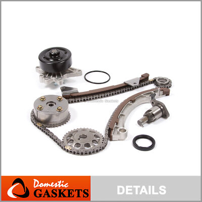 00-08 Toyota Corolla Celica Matrix 1.8L Timing Chain Water Pump+VVT-i Gear 1ZZFE
