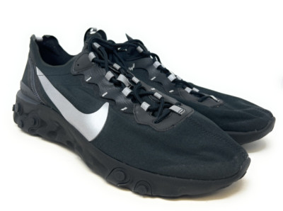 Mens Nike React Element 55 SE Size 12 (Black Anthracite)