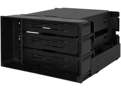 ICY DOCK flexiDOCK MB830SP-B Tray-less 3 Bay Removable 3.5-inch SATA/SAS Hard Dr