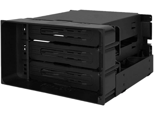 ICY DOCK flexiDOCK MB830SP-B Tray-less 3 Bay Removable 3.5-inch SATA/SAS Hard Dr