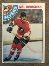  1978/79 Topps Hockey Card #26 Mel Bridgman Philadelphia Flyers NM/MT