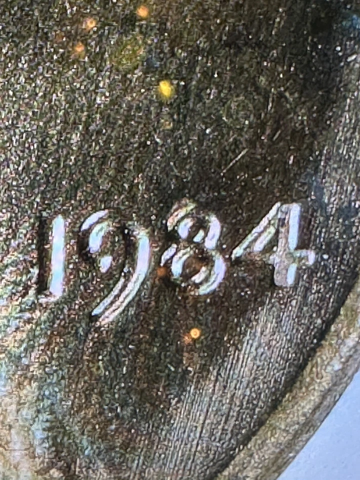 1984 Very Good Penny With Multiple D D Very Rare  Errors # 1  ⭐️⭐️⭐️⭐️⭐️ - Image 2 of 4