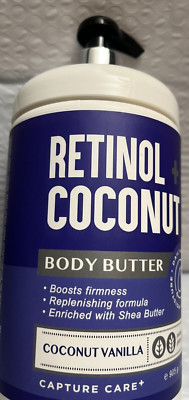 CALIFORNIABEAUTY RETINOL+ COCONUT BODY BUTTER COCONUT VANILLA  FIRMS 31.9OZ