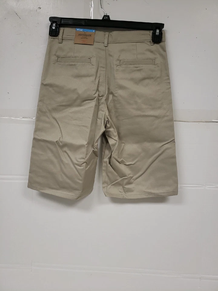 Pantalones Cortos Dockers Niños Beige Caqui Bolsillos Elastizados Aprobados Ropa Escolar Talla 14 Nuevos con Etiquetas Foto 3 de 4
