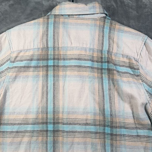 Camisa de franela grande Troll Co. de manga larga con cuello perla a presión con botones - Imagen 4 de 11
