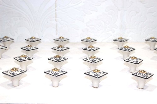 24 Pc. New Ceramic Knob Door Pull Drawer Handle Home Decor Halloween Gifts - Picture 6 of 7