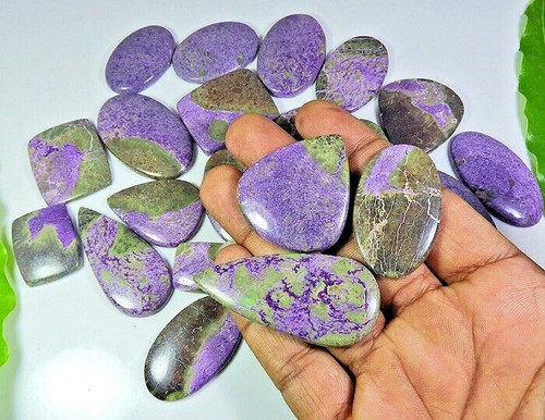 Lot De Pierres D'agate Solaire Druzy Naturelle, Polies, Multicolores - Pour Création Bijoux