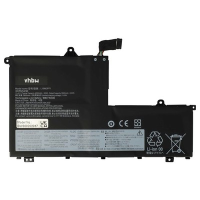 Akku für Lenovo L19D3PF2 L18L3PF2 L19M3PF1 L19M3PF0 SB10V25244 3200mAh 11,4V
