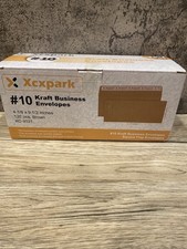 Xcxpark 10 Kraft Business Envelopes 52 Count