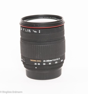 Sigma 28-200mm 3,5-5,6 DG Macro Zoom Objektiv, Nikon AF, gebraucht, Fachhandel
