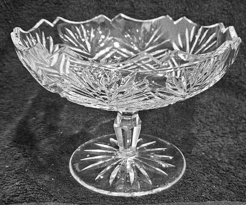 WATERFORD NUMBERED LOVELY CANDY DISH ON FOOTED BASE IN MINT CONDITION