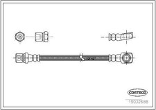 Flexible de frein Jaguar XJ