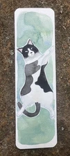 2” x 7” Original Watercolor Bookmark - “Roll”