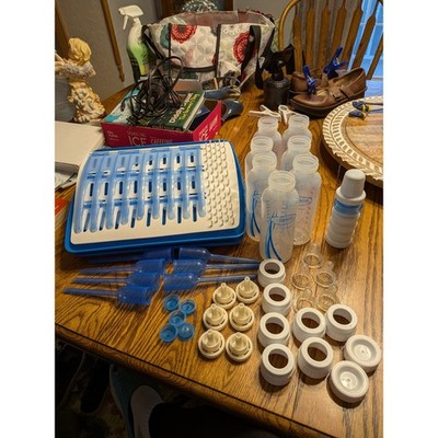 Dr. Browns Natural Flow Baby Bottle Set with 2 Drying Racks 8oz