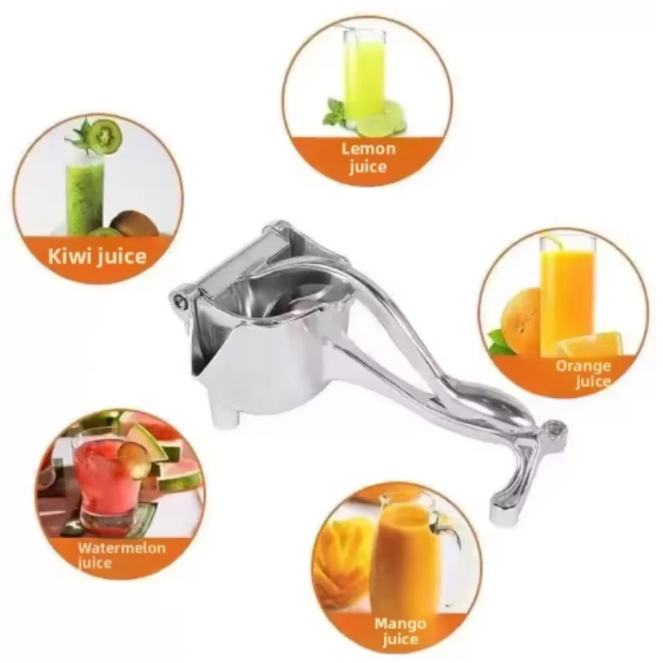 Exprimidor manual de metal de alta resistencia exprimidor de jugo de frutas para prensar limones naranjas - Imagen 3 de 4