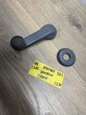 1992 1993 1994 1995 Honda Civic Manual Crank Window Door Handle Grey 1235