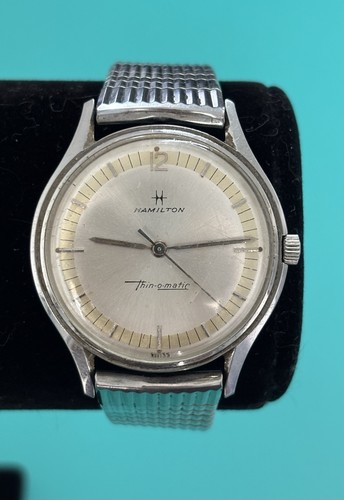 Vintage Hamilton THIN-O-MATIC Stainless Watch, Automatic, Runs - Picture 2 of 8