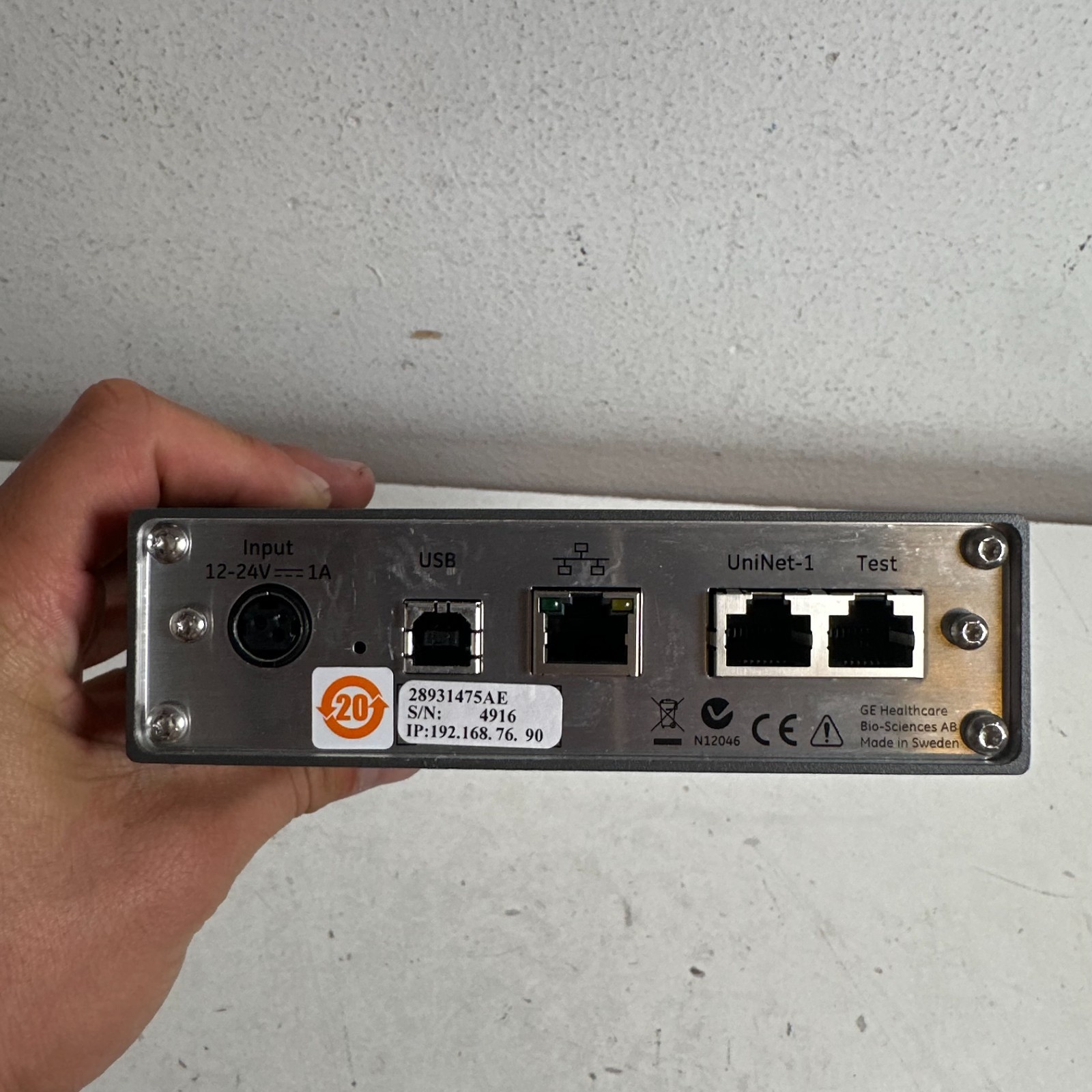 GE Healthcare CU-950 UniNet-1 Input Communication Medical Device Controller