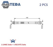 1 987 481 A44 BREMSSCHLAUCH BREMSLEITUNG BOSCH 2PCS FÜR OPEL