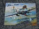 COLIN BELL- WW2 BOMBER PILOT  - 8x6  PHOTO SIGNED-  4 CHOICES