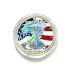 2003 American Silver Eagle Colorized Flag & Holographic 1oz .999 Fine Silver