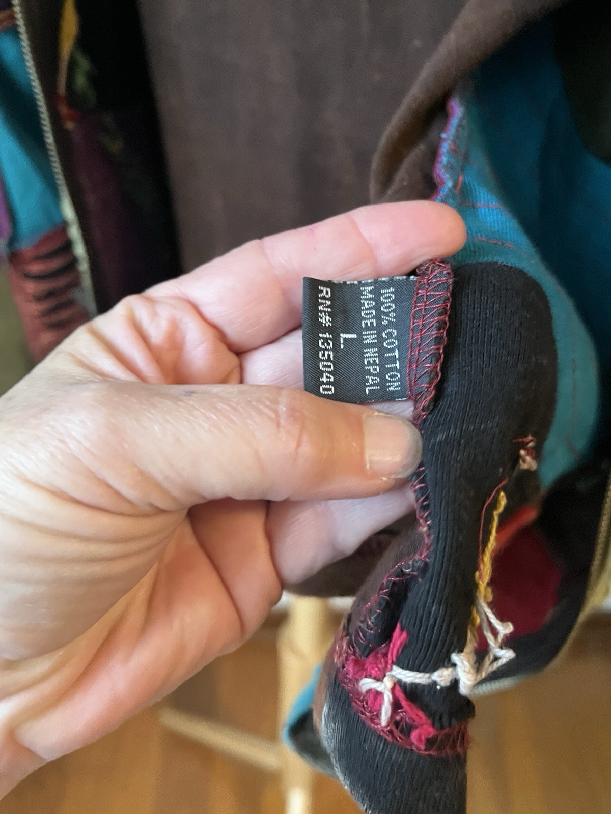 Hippie Boho Razor Cur Patchwork Patchwork Full Zi… - image 6