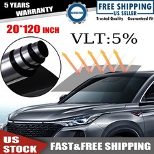 300CM Uncut Roll Window Tint Film 5 VLT 20" x 10ft Feet Car Home Office Glass
