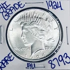 1924 SILVER PEACE DOLLAR AUTHENTIC HI GRADE U.S. MINT COIN FREE SHIPPING 8793