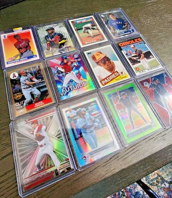 6 Card Baseball Lot Liquidation, Excellent Condition!!