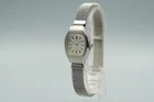 *NEAR MINT* Vintage 1974 SEIKO Hand Winding Silver Dial Square 21mm Women Watch