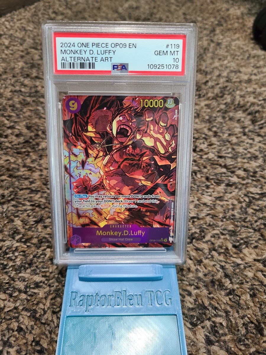 PSA 10 Monkey D. Luffy (Alt Art) OP09-119 SEC English | eBay