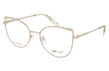 Brand New 2026 GENNY Women Eyeglasses GYV 447 C.12 Authentic Italy Rx Frame Case