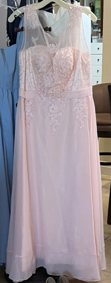 full length bridesmaid dress Modest A-Line Long Chiffon Bridesmaid Dresses With Pockets – mollyevers.com main image 0