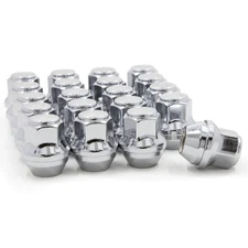 20 Lug Nuts 12x1.5 Chrome Factory Style Lugs fits Ford Fusion Focus OE Wheels