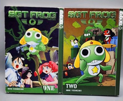 Sgt. Frog: #1 #2 - Mine Yoshizaki Tokyopop Foil Covers 