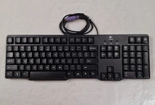 Logitech Classic Keyboard K100 - USB Wired Black US Desktop Keyboard