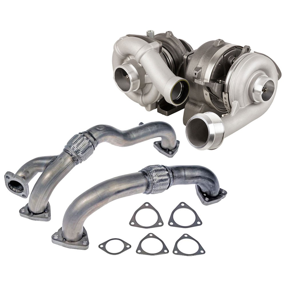 Ford F350 6.4L PowerStroke Compound Turbo Charge Pipe Kit DAC