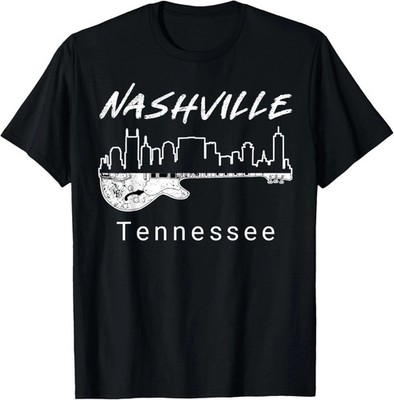 Souvenir Tee Shirts from Nashville Tn Guitar Nashville Gifts Gift Unisex T-Shirt