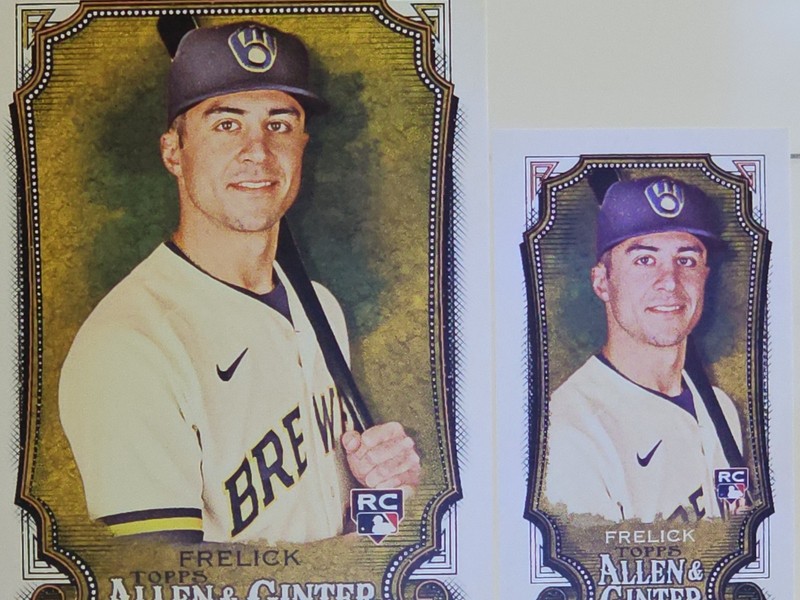 2024 Topps Allen & Ginter #98 Sal Frelick RC + Mini Rookie Milwaukee Brewers Lot