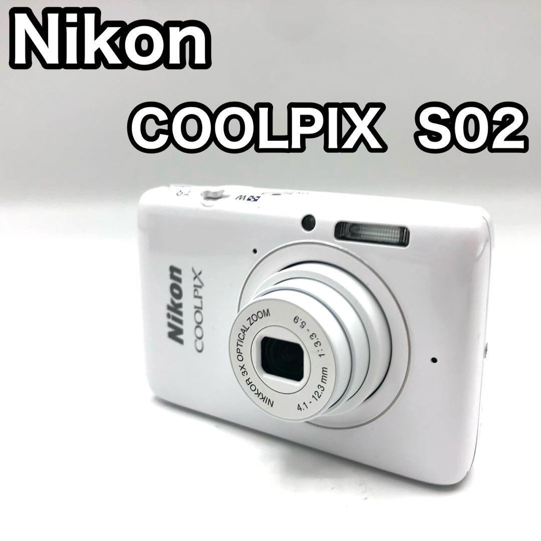 Nikon Coolpix S02 Compact Digital Camera White Authentic Nikon Coolpix S02 Compact Digital Camera White Authentic