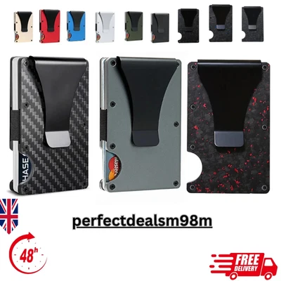 Ridge-Style Titanium Wallet–Slim RFID Blocking Metal Card Holder with Money Clip