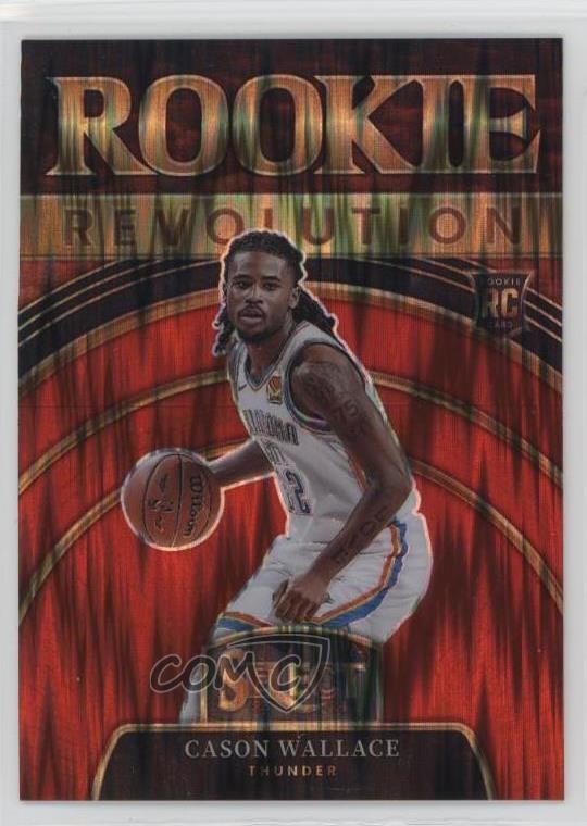 2023 Panini Select Rookie Revolution Red Flash Prizm 44/99 Cason Wallace #29 6m7